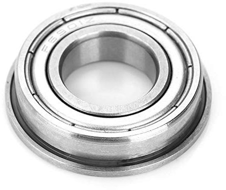 Kugellager, 10 Stücke F6901ZZ High Speed Doppelseitige Dichtung Rillenkugellager Stahl Flansch Kugellager 12mm * 24mm * 6mm