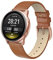 EDIMENS Bracelet en cuir véritable compatible avec Samsung Galaxy Watch 4,40 mm, 44 mm, 20 mm,Pour homme et femme,Marron classique