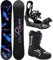 RAVEN Snowboard Set: Snowboard Mia Black + Bindung s230 Black + Boots Target (150cm + s230 S/M + Target 39,5)