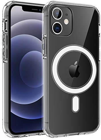 Silicone Case Compatible with Mag-Safe for iPhone X 2020 Cover, Built in Magnet Circle Slim Liquid Silicone Wireless Charger | Wallet Soft Shockproof Protective Shell