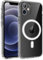 Silicone Case Compatible with Mag-Safe for iPhone X 2020 Cover, Built in Magnet Circle Slim Liquid Silicone Wireless Charger | Wallet Soft Shockproof Protective Shell