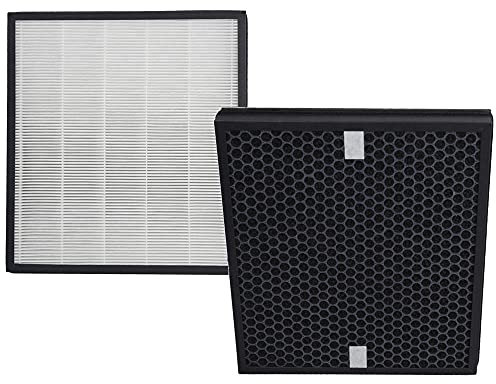 Trade-Shop Repuesto para filtro HEPA de carbón activo Philips AC4158/00 compatible con Philips AC4080/10 2 en 1, purificador de aire/filtro de recambio