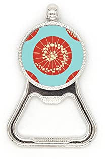 Sakura Umbrella Flowers Pattern Japan Metal Beer Bottle Cap Opener Duty Stainless Steel