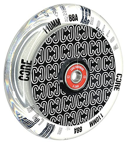 Core Hex Hollow Stunt-Scooter Rolle 110mm I Kinder I Trick I Tret I Roller I Rollen I Rad I Ersatz I Wheel (Hollow V2 Repeat/PU Clear)