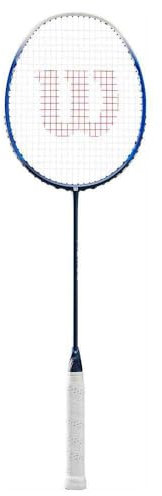 Wilson Unisex – Erwachsene Fierce Badmintonschläger, Blue/White, 4