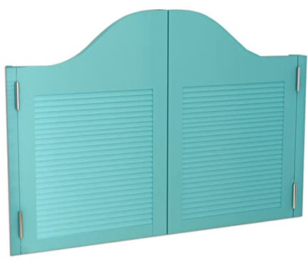 Saloon Porte 180 Porte de Café de Salon D'angle D'ouverture, Porte D'oscillation en Bois Plein D'entrée Intérieure, Porte Persienne Café Prête à Poser, Inclure Toutes Les Charnières Nécessaires