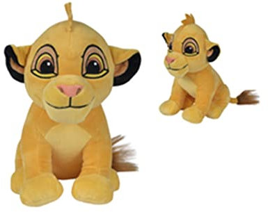 DISNEY - Löwenbaby Simba des Königs der Löwen, Plüsch, 58 cm, zufällige Farbauswahl (4 Modelle)