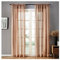 Aotiwe Küchenvorhang Retro, Curtains Living Room Brown Einfarbig Polyester 2 Stücke 107X138cm
