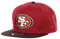 New Era San Francisco 49ers NFL Cardinal Red 9Fifty Original Fit Snapback Cap - One-Size