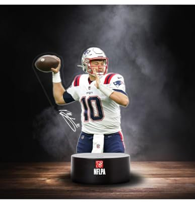 Great Branding New England Patriots NFLPA LED Lampe Licht Logo ** Jones **, Wechselmodus mit 3 unterschiedlichen Farben