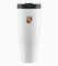 Porsche XL Thermobecher in mattem Weiß, Edelstahl, 900 ml