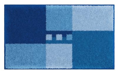 Linea Due MERKUR Badteppich 65x115cm blau