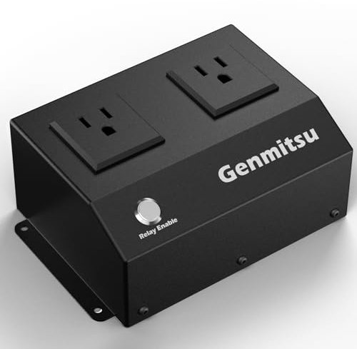 Genmitsu iMaticBox Relaismodulschalter für CNC-Fräsmaschinen, 12 VDC Smart PWM Signalsteuerungsrelaisschalter zum Anschluss von Fräsern, Lasern und Staubsammlern
