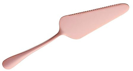 CRILSTYLEO Paletta Per Torte Acciaio Inossidabile Finitura Specchiata e Serratura Per Pizza e Dolci Strumento Ergonomico Rosa Oro Per e Feste