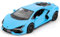 imtfzct 1/36 Lamborghini Reventon Spielzeugauto, Modellauto mit Rückzugsfunktion, Modellspielzeug mit offener Tür, geeignet für Sammlung und Geschenk für Kinderspielzeug(blau)