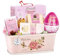 RE REGALO CONFEZIONE REGALO ROSA 5 Pezzi, Colomba Pasquale Bauli, Uova di Pasqua, Ovetti di Cioccolato, Meringhe, Tavoletta di Cioccolato Bianco, Idee Regalo Pasqua 2025