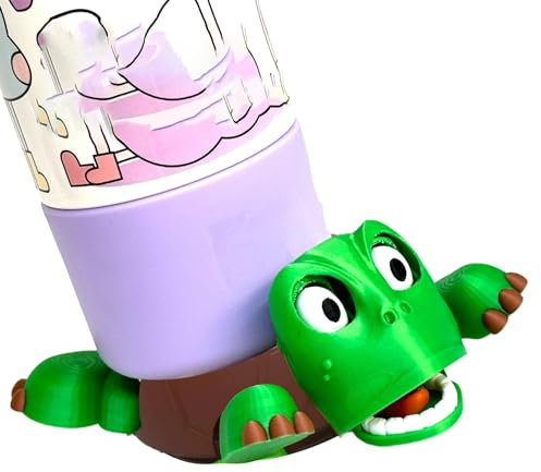 Portavasos de tortuga, creativo y con ojos abiertos, divertido posavasos de té con diseño de tortuga, posavasos de tortuga impresos en 3D, para café, cerveza, copa de vino, hogar y bar, posavasos