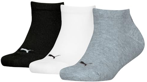 PUMA Plain Sneaker Socks 3 Pairs EU 31-34