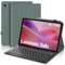 Funda con Teclado para Lenovo Tab 10.1 2025, Español Ñ Teclado Bluetooth Inalámbrico Desmontable con Funda Protectora Delgada para Tablet Lenovo Tab 10.1 Inch 2025(TB-311FU/TB-311XU), Verde Oscuro
