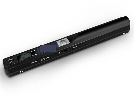 Document Scanner Portable Creative Handheld e Portable Document Image A4 Hand Scanner, 900DPI USB2.0 Scaner Support JPG/PDF Format(Nero)