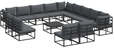 vidaXL Gartenmöbel Sitzgruppe für draußen - Eine Coole modulare Lounge für Deine Terrasse