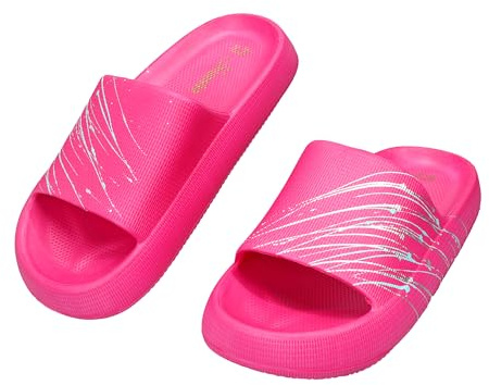 CLEIKS Calzature Balneari Donna Ciabatte Doccia Pantofole Domestiche Basse Infradito Estive Ampie Sandali Femminili