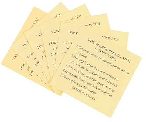 minkissy 20pcs Self-adhesive Repair Patches for Inflatable and Pool Liners Rubber Material Release Paper Multifunctional Inflatable Puncture Repair Kit for Swimming Rings