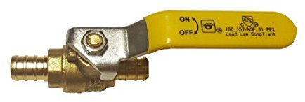 Xfitting Kugelhahn aus Messing, 1,27 cm (1/2 Zoll), 10 Stück