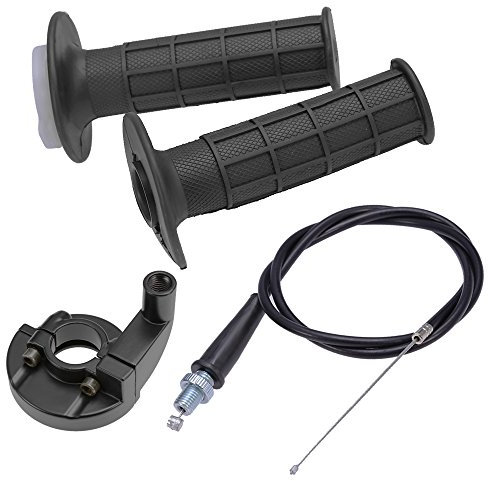 Zreneyfex H01012 Throttle Cable Grip Casing Set for Kawasaki KX 60 65 80 85 100 125 250 KLX110 1974-2012