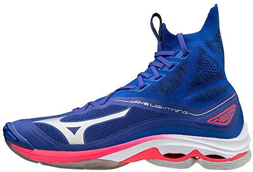 Mizuno Lightning Neo, Scarpe da pallavolo Unisex-Adulto, Reflexbluec/Silverdpink, 42.5 EU