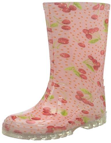 Beck Mädchen Kirschen Gummistiefel, Pink, 33 EU
