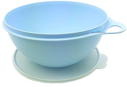 Tupperware® Maximilian 4.5 Litre Blue (Light) Mixing Bowl + Mini Fridge Box