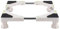 Alvinlite Universal Base Fridge Stand Multi-Functional Furniture Roller Base Adjustable Base for Dryer, Washing Machine and Mini Refrigerator(4/8 feet)(White-4 feet)