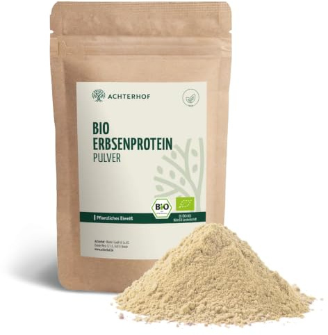 Erbsenprotein Bio | 250g | 80% Proteinanteil | Veganes Proteinpulver | direkt vom Achterhof