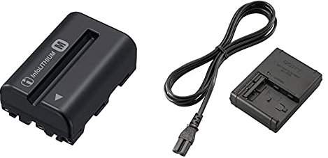 Sony NP-FM500H Batterie Rechargeable Série M & BC VM10 Chargeur de Batterie pour Caméscope