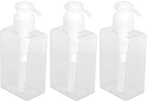 3 Stück Lotionspender, Lotion Dispenser Quadratisch, 150ml Spülmittelflasche Pumpflaschen Seifenspender Für Küche Und Bad Für Küche Spülmittel, Handseife