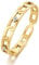 Brosway Armreif With You für Damen aus 316L-Edelstahl mit 14-Karat-Gold-Beschichtung, Gravur und Kristallen, Faltschließe, Größe: 6 cm, BWY20