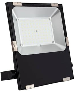 LEDKIA LIGHTING LED-Flutlichtstrahler Led Strahler Außen Gartenstrahler 60W 120 lm/W IP65 HE Slim PRO Dimmbar TRIAC Optik 30º-60º-90º-120º Warmweiß 3000K