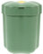 NUOBESTY Cubo de basura de flores para escritorio, mini papelera de escritorio: cubo de basura con forma de flor, pequeño cubo de basura decorativo para el hogar, oficina, coche, decoración verde de