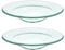 Happyyami Soucoupe Brûleur Parfum en Verre Transparent 12 Cm - Lot De 2 Assiettes pour Lampe Aromathérapie Idéal pour Cire Parfumée Et Huile Parfumée Sécurisé Et Facile À Nettoyer