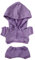 niannyyhouse 20cm Plüsch Puppe Kleidung Elastische Solide Sportbekleidung Anzüge Hoodie Hosen Weiche Gefüllte Plüschtier Dress Up Zubehör (Lila, 20cm)