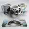 newseny Panda Kung Fu Tazza regalo per fan del Panda Kungfu - Ceramica 355ml (kungfu panda Merch)