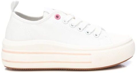 XTI - Sportschuhe Sneaker Mädchen Weiß - Bequeme und vielseitige Schuhe - Casual Mode - Modell 15085301 (Größe 34)