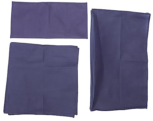 Uonlytech Desktop Pc Cover Set 3pcs (cpu Tower, Monitor Keyboard) Dustproof Protective Covers for Home Office Computer Accessories