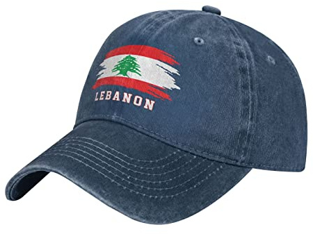 Homme Femme Chapeau De Cowboy Liban Drapeau Libanais Casquette Trucker Réglable Casquette De Baseball Lègére Chapeau De Golf pour Camping Golf Sport