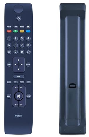 GOUYESHO Telecomando di ricambio RC3902 per Polaroid OK Nord Mende LN19M1000 UN22M1500 UN32M5000 UN22N1504 UN32N5004 OLE161-BD4 OLE321-BD4 P24LED13 P28LED13 P3 P3 P3 2LED13. 42DLED13 P32LCD12