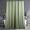 Duschvorhang überlänge Grün Badezimmer Vorhang: Salbei Grün Leinen Stoff Anti Schimmel Waschbar Wasserabweisend Polyester Duschvorhang Badewanne - Duschvorhang Textil Extra Lang - 244x183 cm