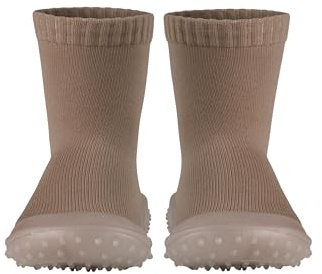 Sterntaler Adventure Socks uni - Unisex Socken mit transparenter, rutschfester Gummisohle - schnelltrocknendes Material, für Indoor und Outdoor - braun, Größe 30