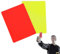 Fukamou Rote Gelbe Karten - 2 Stück Fußball-Strafkarte Fußball-Schiedsrichterkarte | Professionelles Fußball-Rote Und Gelbe- Karte, Multifunktionales Sport-Schiedsrichterkarten-Set Für Sportwettkämpfe