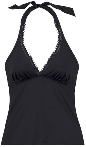 s.Oliver Damen Bügel-Tankini-Top | herausnehmbare Cups, Mix-Kini, für einen stilvollen Look und bequemen Komfort am Strand, atmungsaktiv und schnelltrocknend
